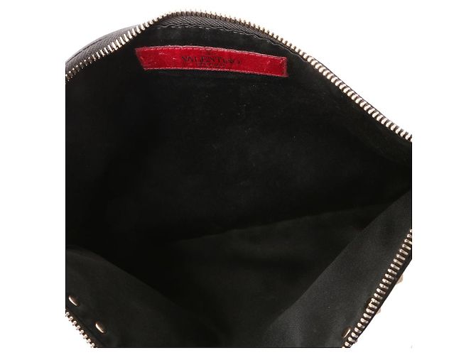 Valentino Clutch Rockstud (Ricevuta inclusa) Nero - vista 6
