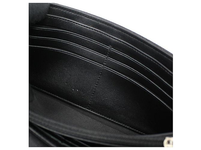 Chanel Cartera larga Silver Boy negra de Black Caviar Negro - vista 8