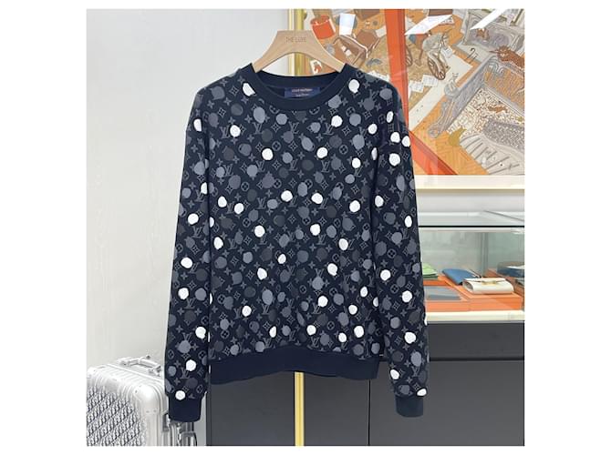 Louis Vuitton Sweatshirt Kusama Monogram Dot Black Schwarz - Ansicht 2