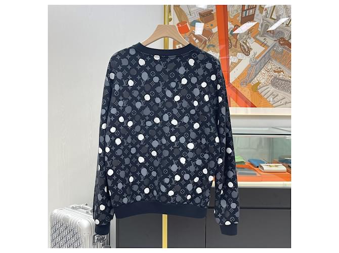 Louis Vuitton Sweatshirt Kusama Monogram Dot Black Schwarz - Ansicht 5