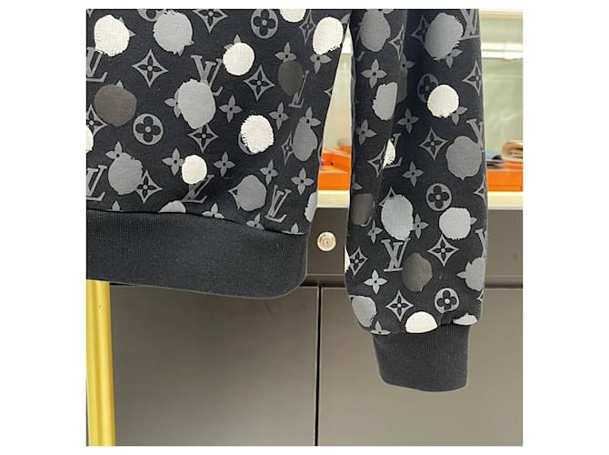 Louis Vuitton Sweatshirt Kusama Monogram Dot Black Schwarz - Ansicht 7