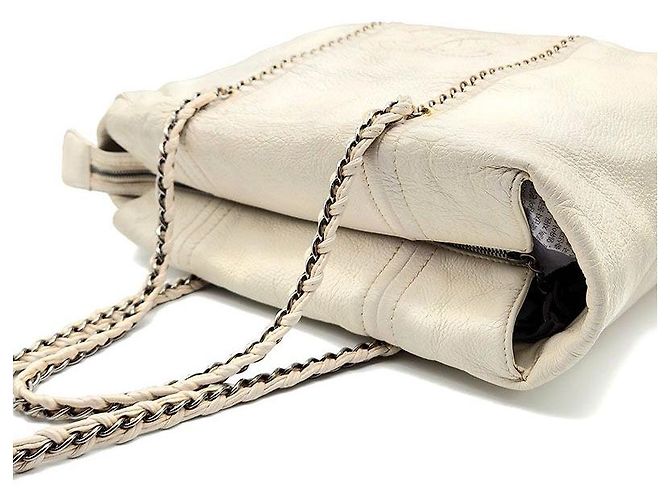 Chanel Borsa a tracolla di lusso con catena Bianco - vista 6