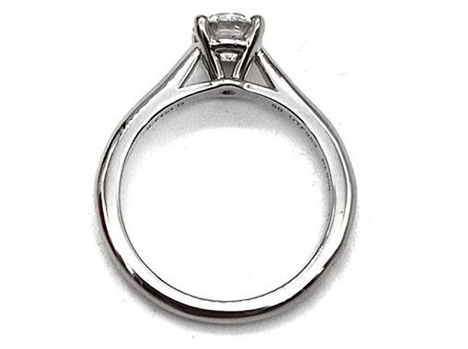 Cartier Solitär-Diamantring Silber - Ansicht 4