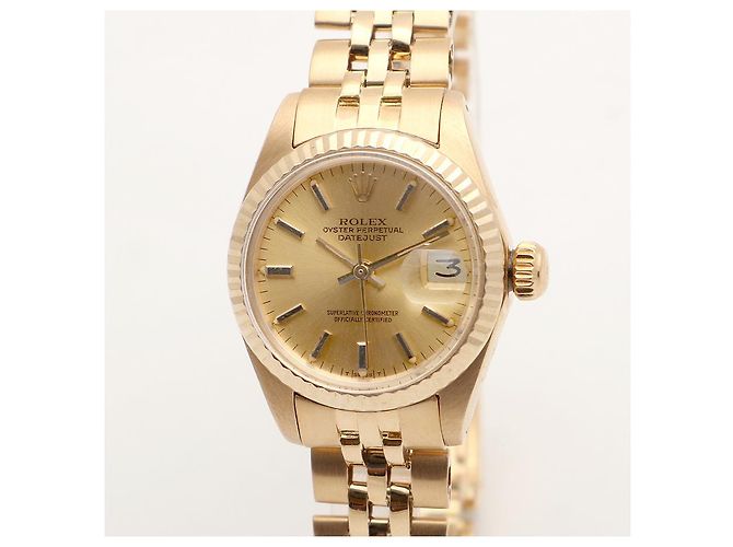 Rolex Datejust Small in oro da donna D'oro - view 7