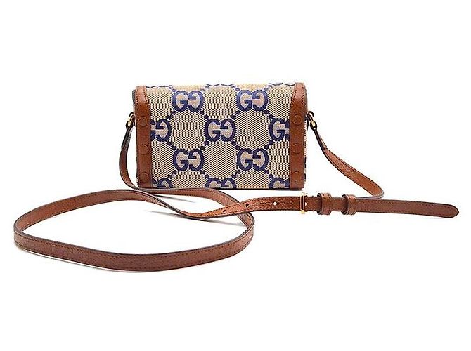 Horsebit 1955 Gucci Mini borsa Horsebit in edizione limitata Marrone - vista 3