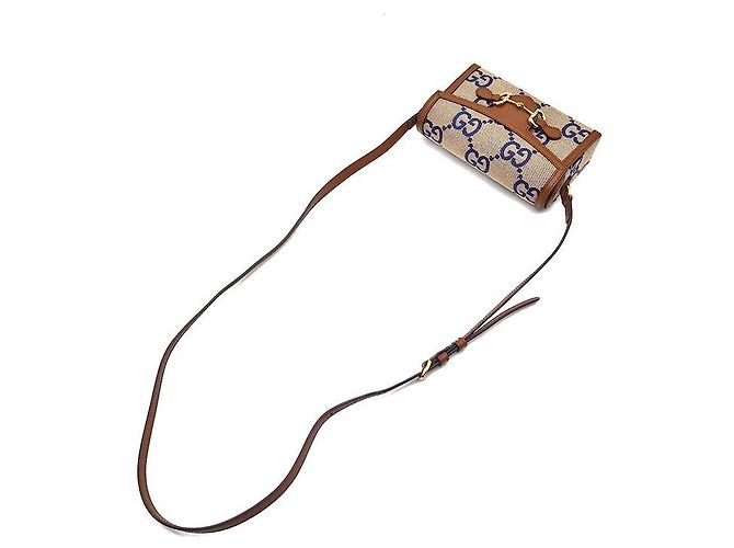 Horsebit 1955 Gucci Mini borsa Horsebit in edizione limitata Marrone - vista 4