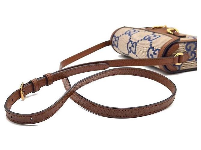 Horsebit 1955 Gucci Mini borsa Horsebit in edizione limitata Marrone - vista 5