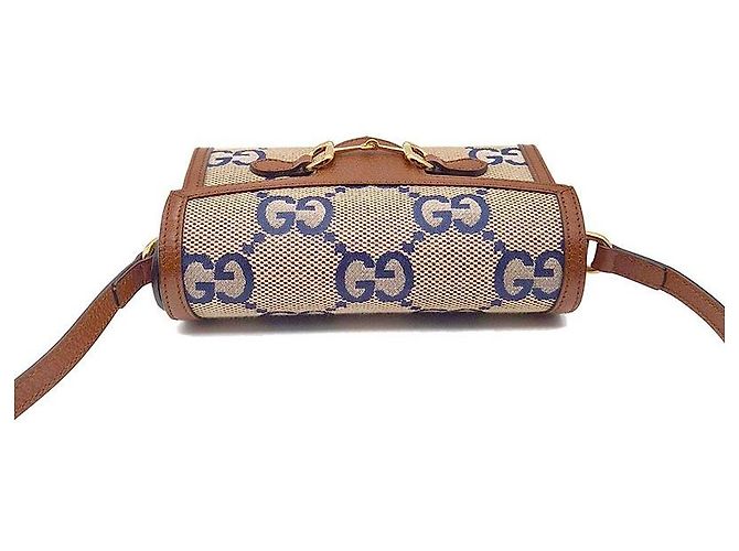 Horsebit 1955 Gucci Mini borsa Horsebit in edizione limitata Marrone - vista 6