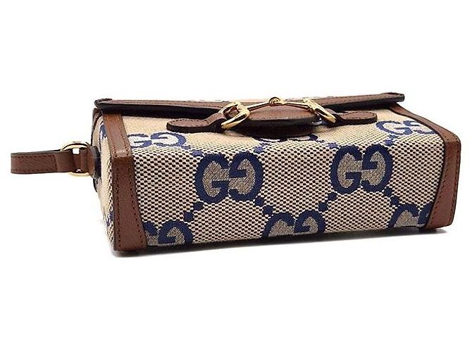 Horsebit 1955 Gucci Mini borsa Horsebit in edizione limitata Marrone - vista 7