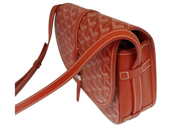 Borsa a tracolla Belvedere PM Rossa Goyard Canvas PVC Rosso - vista 8