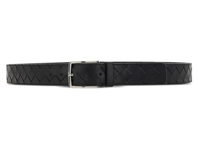Bottega Veneta Cintura Intrecciato Nero - vista 6