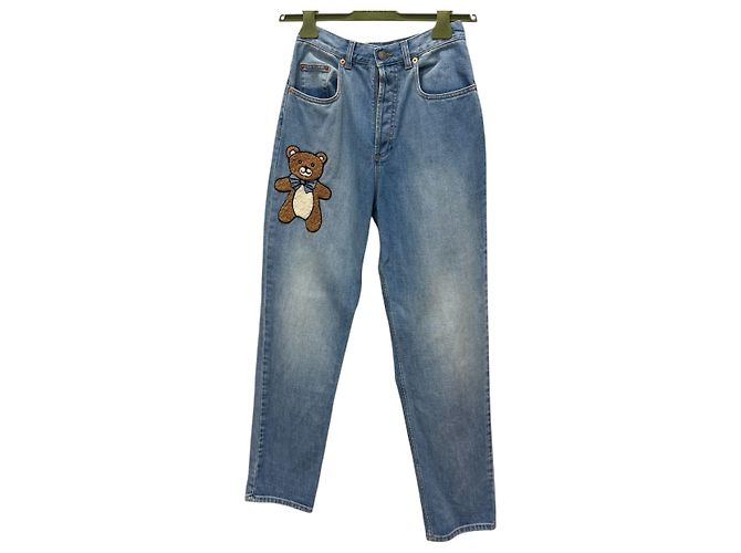 Gucci Jeans Kai Teddy Bear Blu - vista 4