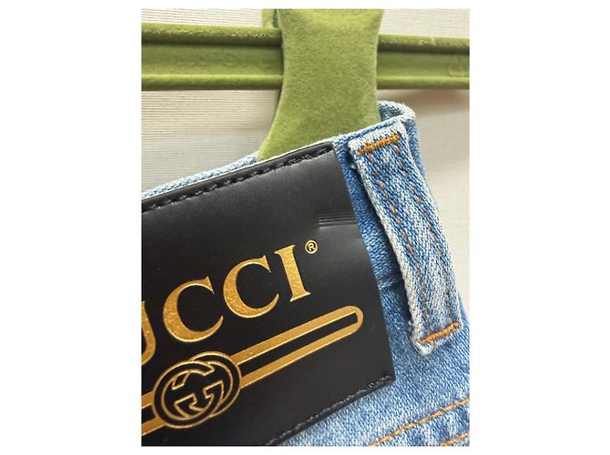 Gucci Jeans Kai Teddy Bear Blu - vista 8