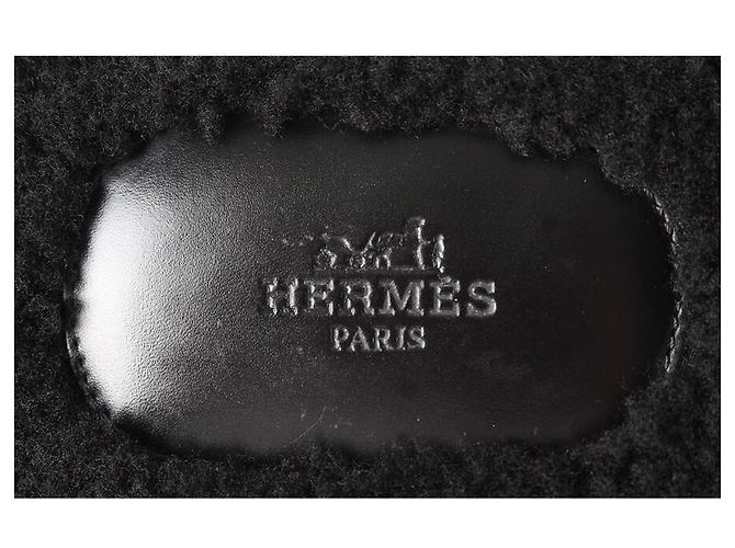 Hermès Sandali e pantofole in shearling Izmir Nero - vista 7