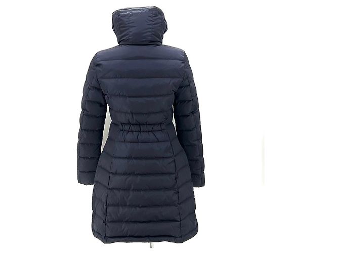 Moncler Flamette Lange Daunenjacke Navy - Ansicht 5