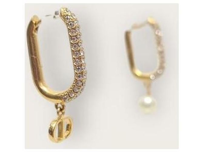 Dior Orecchini Fusion Crystal Pearl Gold D'oro - vista 3