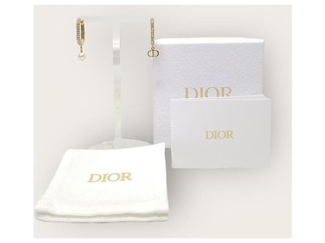 Dior Orecchini Fusion Crystal Pearl Gold D'oro - vista 5