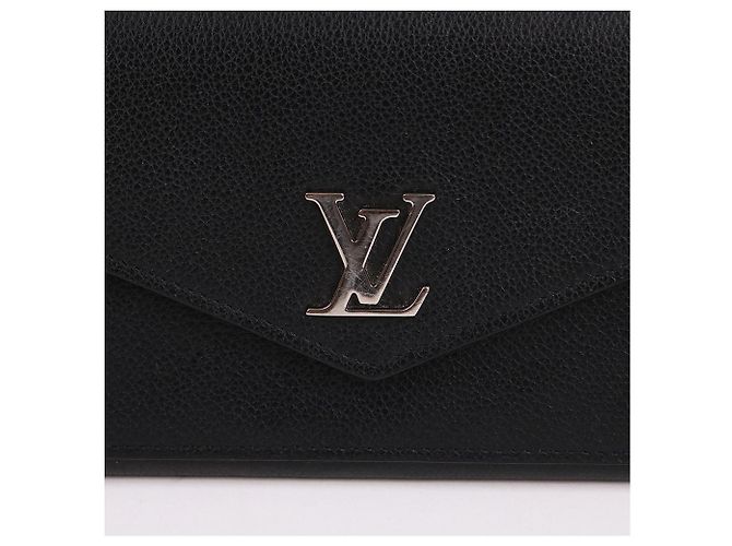 Louis Vuitton Portafoglio lungo da donna Lockme nero - vista 2
