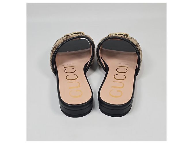 Gucci Sandali Slide in tela Multicolore - vista 4
