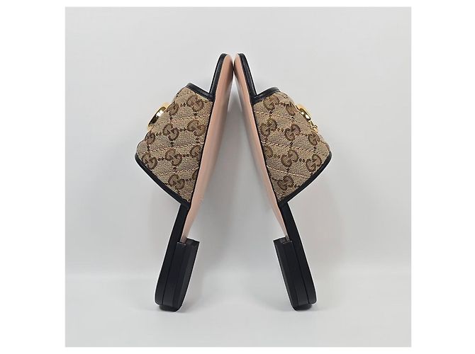 Gucci Sandali Slide in tela Multicolore - vista 5