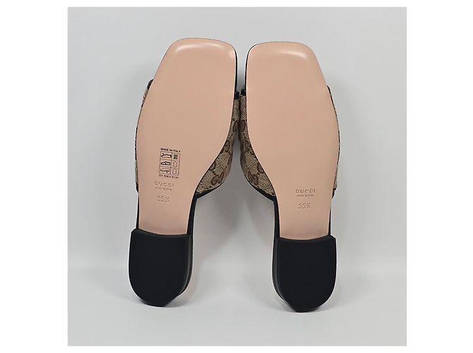 Gucci Sandali Slide in tela Multicolore - vista 8