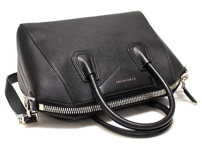 Givenchy Antigona Small Black Goatskin Schwarz - Ansicht 4