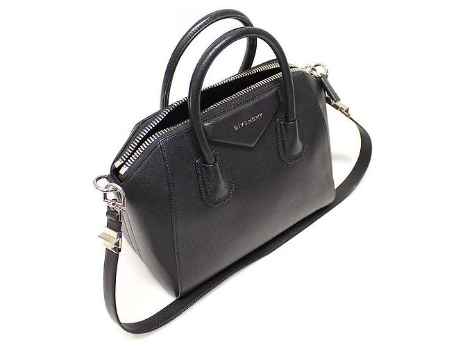 Givenchy Antigona Small Black Goatskin Schwarz - Ansicht 6