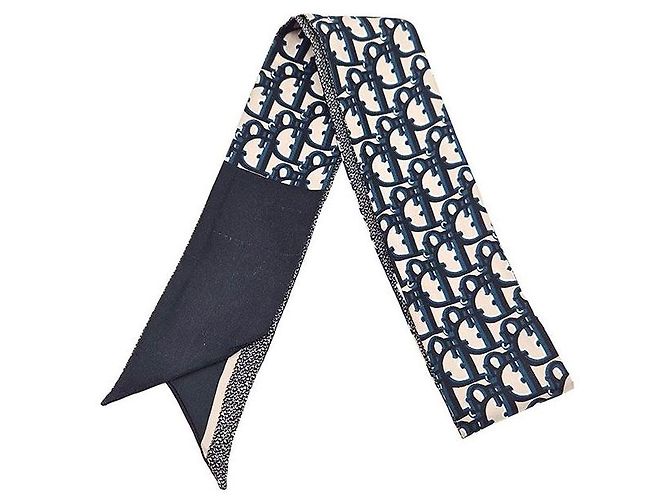 Dior Oblique Mica Schal Blau - Ansicht 2