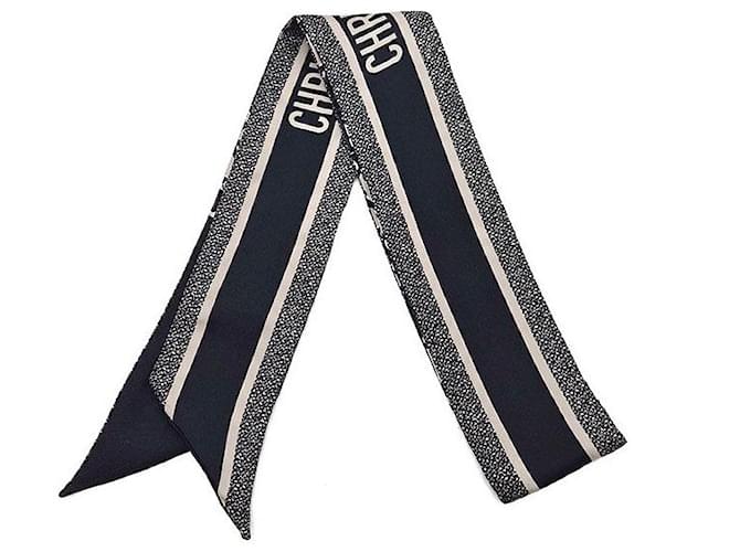 Dior Oblique Mica Schal Blau - Ansicht 4