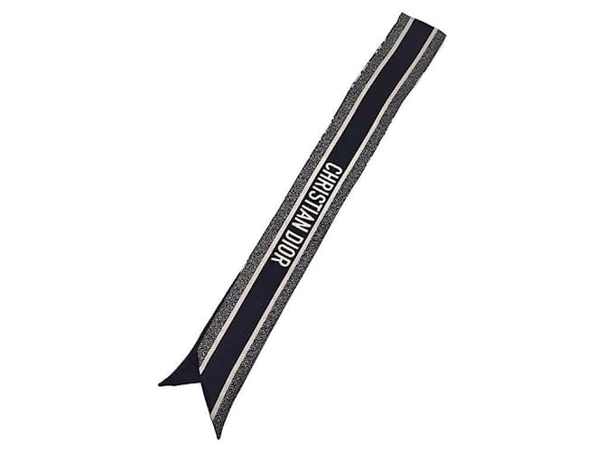 Dior Oblique Mica Schal Blau - Ansicht 5