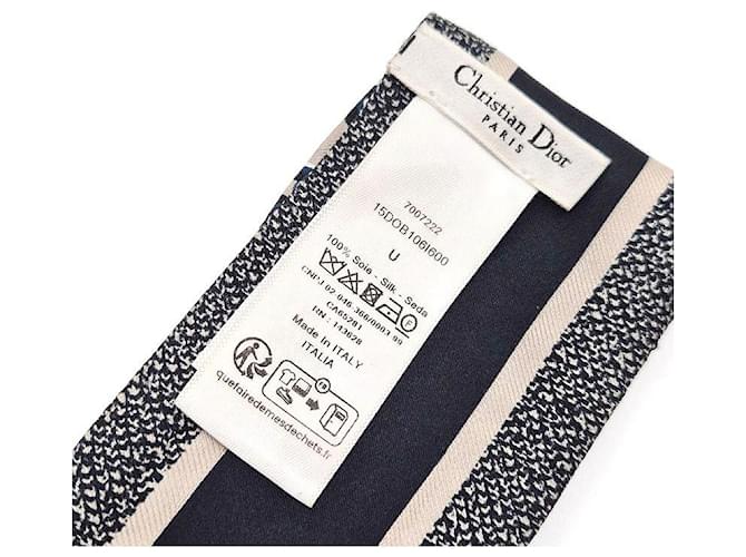 Dior Oblique Mica Schal Blau - Ansicht 6