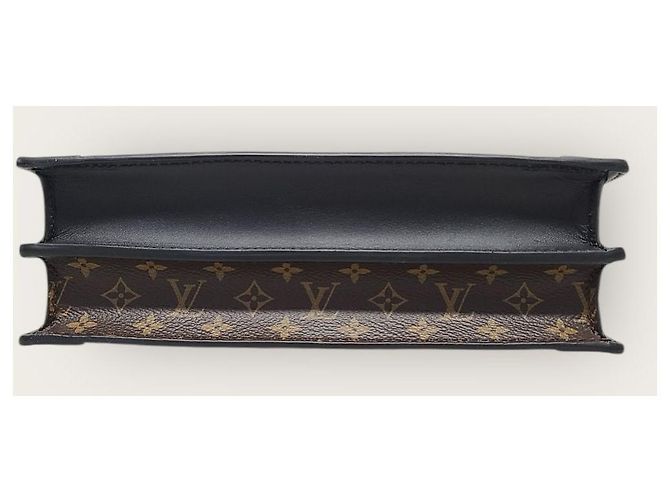 Louis Vuitton Borsa a Spalla Monogram Petite Malle Trunk Marrone - vista 7