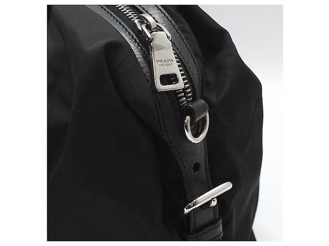 Prada Pocono Fabric Nylon Tote Bag Black Schwarz - Ansicht 10