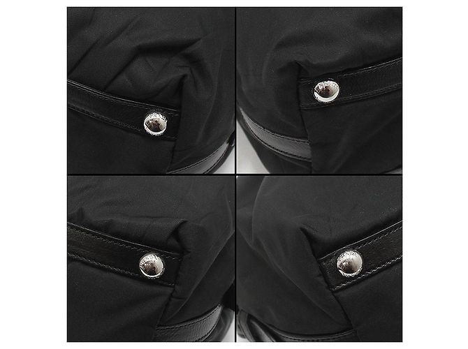 Prada Pocono Fabric Nylon Tote Bag Black Schwarz - Ansicht 12