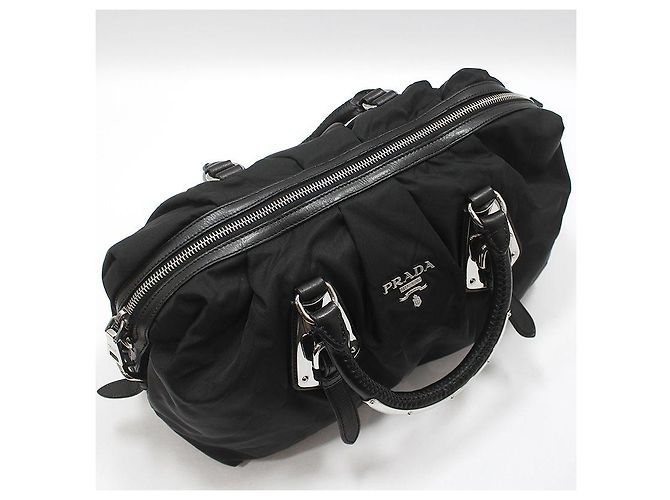 Prada Pocono Fabric Nylon Tote Bag Black Schwarz - Ansicht 6