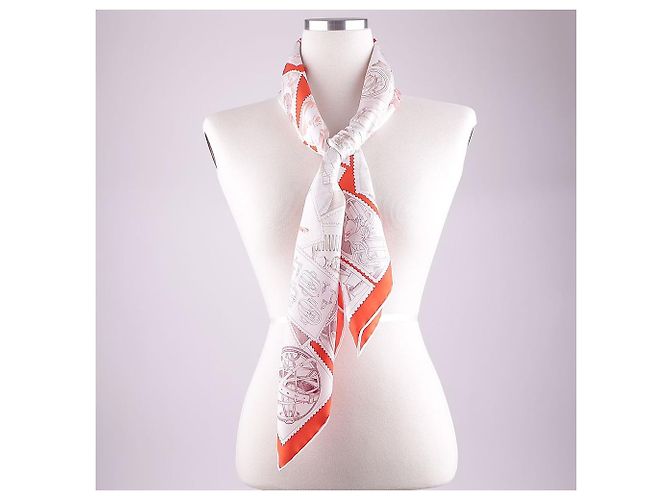 Hermès Pañuelo de sarga de seda Multicolor - vista 11