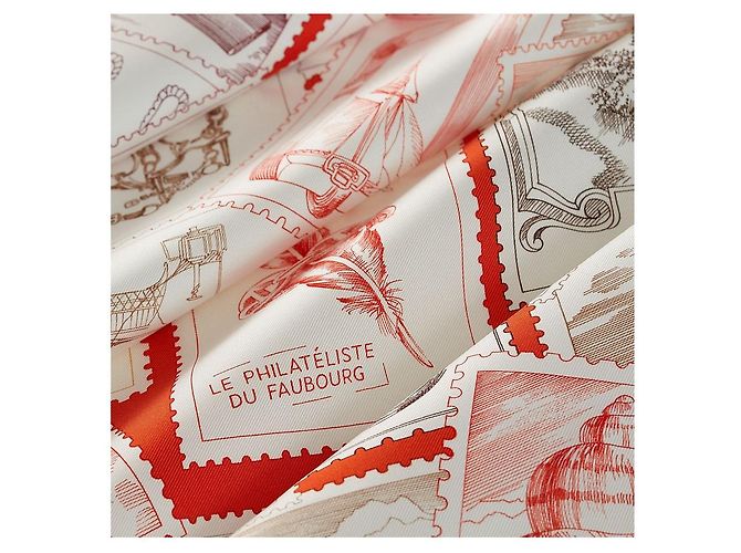 Hermès Pañuelo de sarga de seda Multicolor - vista 6