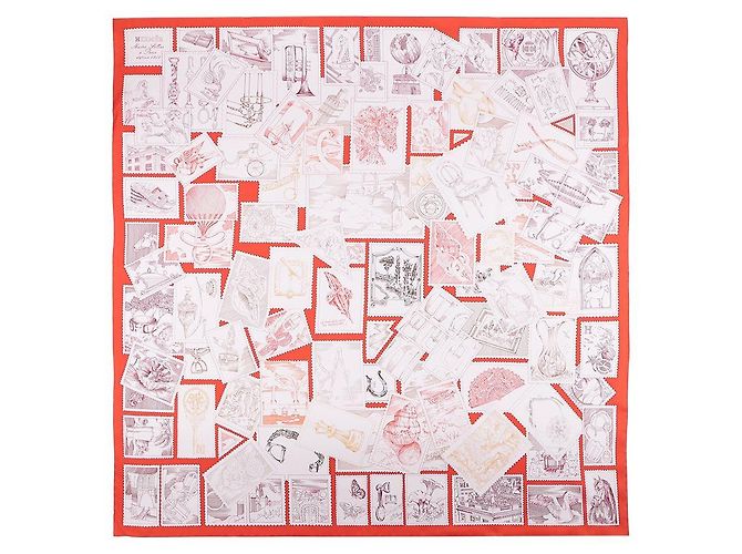 Hermès Pañuelo de sarga de seda Multicolor - vista 7