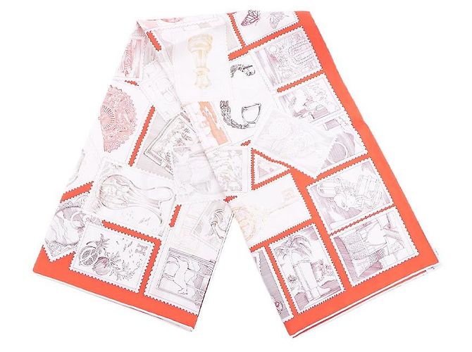Hermès Pañuelo de sarga de seda Multicolor - vista 8