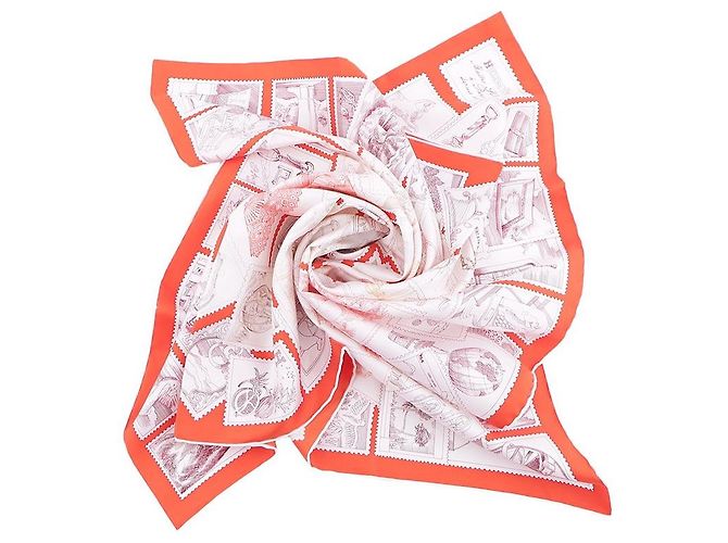 Hermès Pañuelo de sarga de seda Multicolor - vista 9