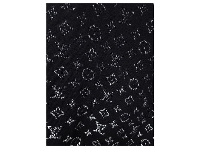 Louis Vuitton Strickpullover mit schwarzem Monogramm-Verlauf und Rundhalsausschnitt - Ansicht 3
