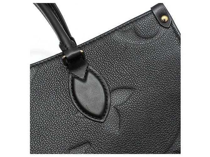 Louis Vuitton Borsa a Spalla Monogram Empreinte OnTheGo MM Nero - vista 6