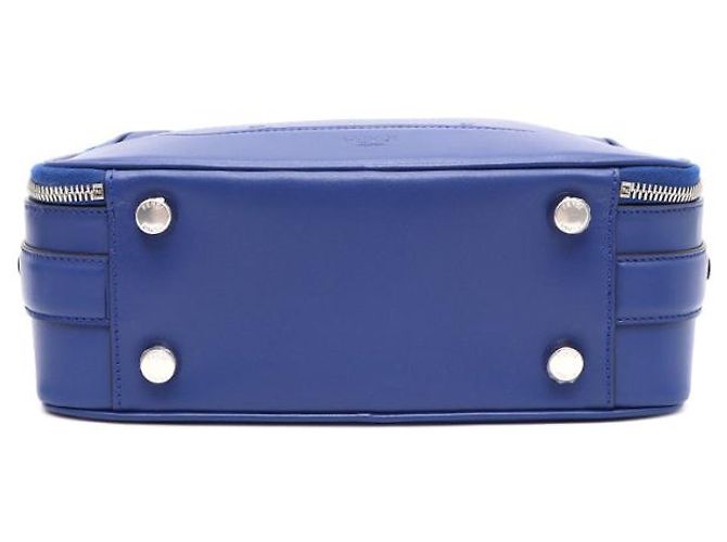 Fendi Borsa messenger e borsa a tracolla con motivo logo FF Blu - vista 17