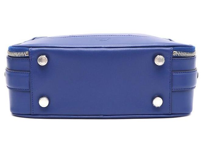 Fendi Borsa messenger e borsa a tracolla con motivo logo FF Blu - vista 7