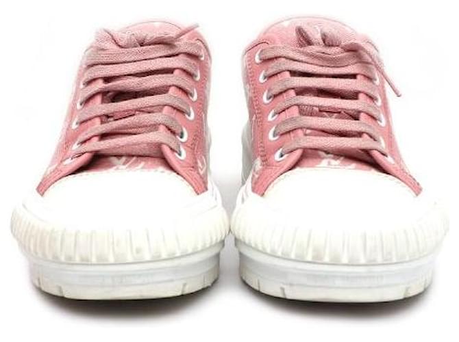 Louis Vuitton Sneakers Monogram Rosa - vista 2
