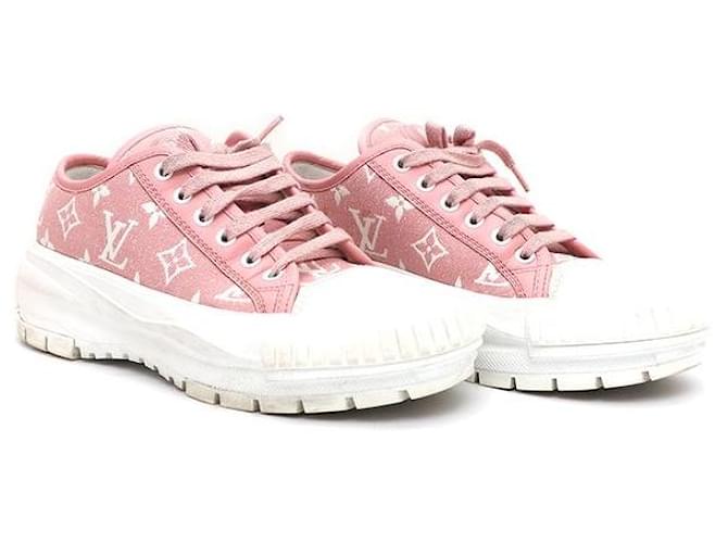 Louis Vuitton Sneakers Monogram Rosa - vista 3