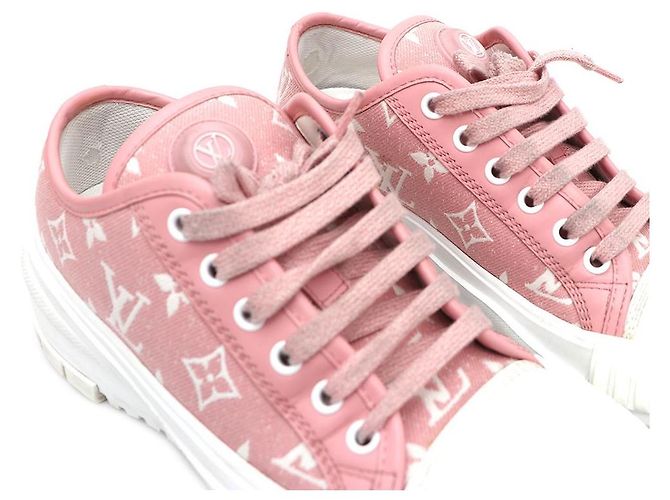 Louis Vuitton Sneakers Monogram Rosa - vista 6