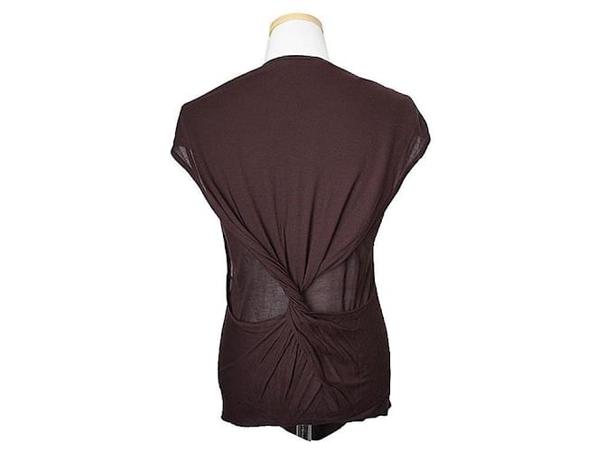 Helmut Lang Top in Dunkelbraun - Ansicht 2