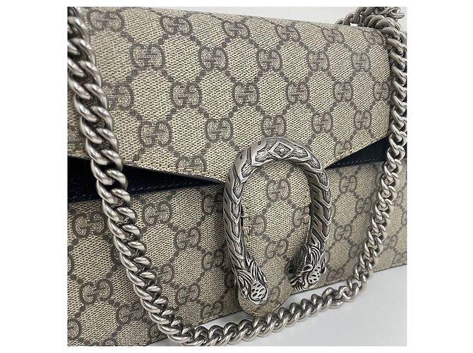 Gucci Borsa a tracolla Dionysus con catena Nero - vista 3