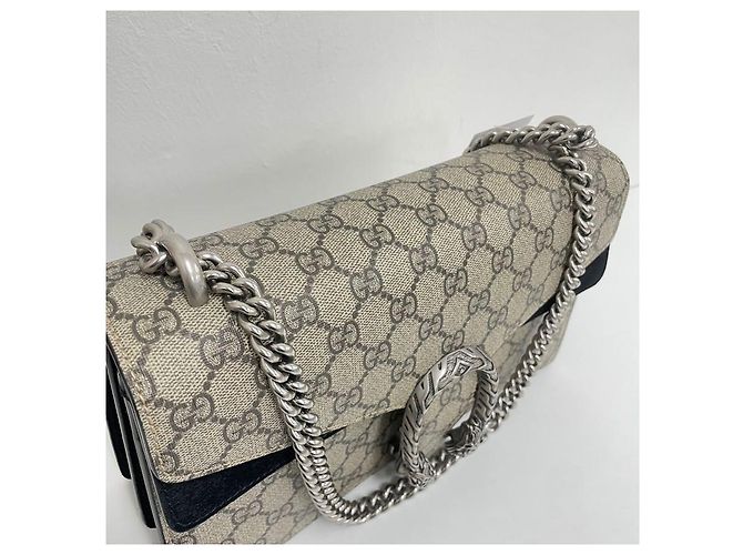 Gucci Borsa a tracolla Dionysus con catena Nero - vista 4
